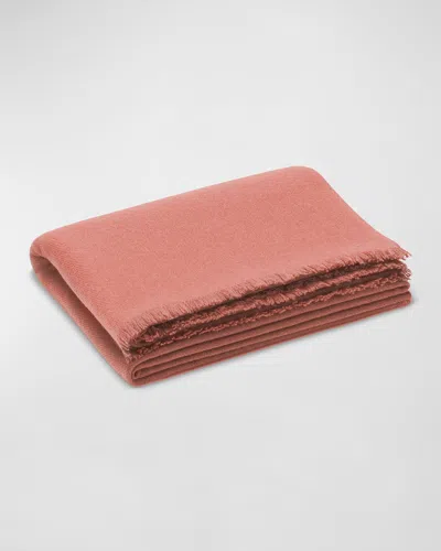 Aerin Noe Cashmere-wool Throw In Pink