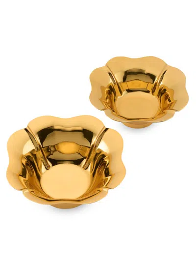Aerin Olivia Nesting Bowls 2-piece Set In Gold