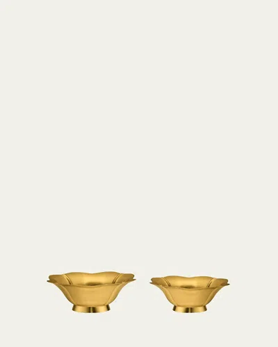 Aerin Olivia Nesting Bowls, Set Of 2 In Yellow