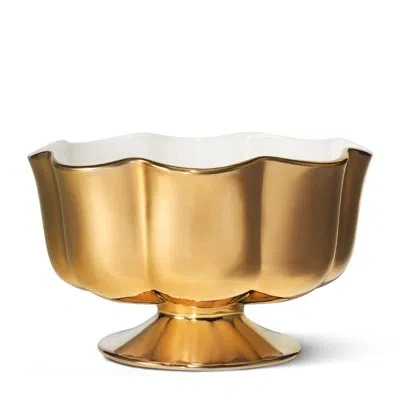Aerin Pauline Centerpiece Bowl, Gold