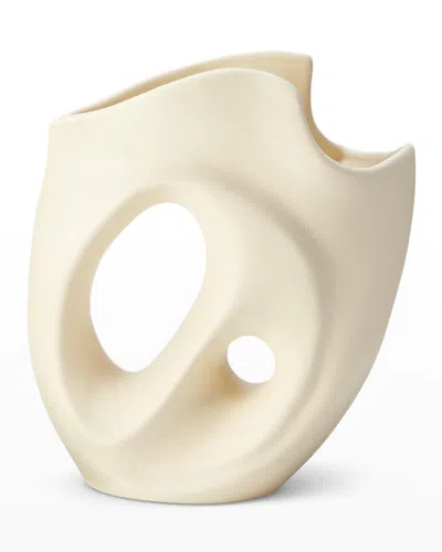 Aerin Petra Vase In Matte Crea