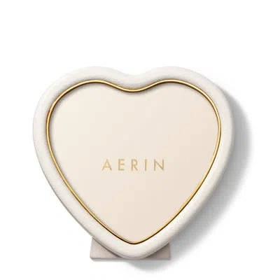 Aerin Piero Heart Frame In Shadow White