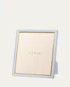 Aerin Piero Leather Photo Frame, 8" X 10" In Blue