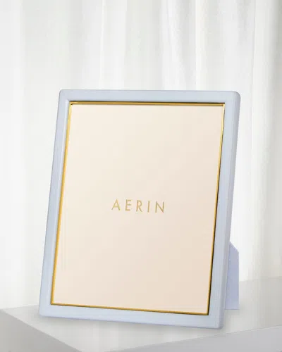 Aerin Piero Leather Photo Frame, 8" X 10" In Blue