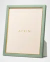 Aerin Piero Leather Photo Frame, 8" X 10" In Eucalyptus