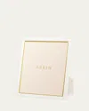 Aerin Piero Leather Photo Frame In Gold
