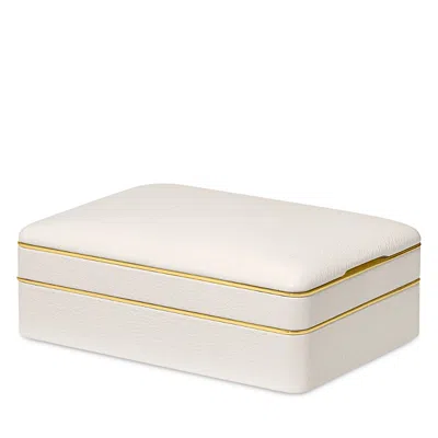 Aerin Piero Small Stacked Jewelry Box In Neutral