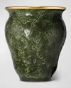 Aerin Rimara Large Vase, 11" In Cypress
