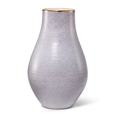 Aerin Romina Ceramic / Porcelain Table Vase In Purple