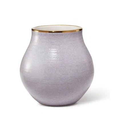 Aerin Romina Ceramic / Porcelain Table Vase In Purple