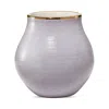 Aerin Romina Large Vase In Purple