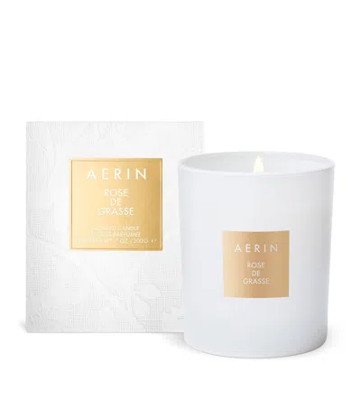 Aerin Rose De Grasse Candle In White