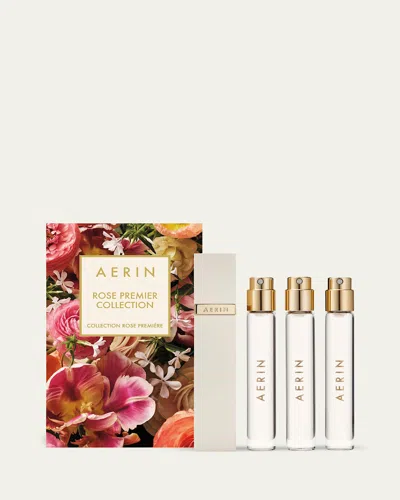 Aerin Rose Premier Collection Purse Spray Atomizer & Fragrance Refills Set In Transparent