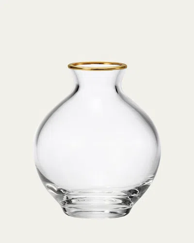 Aerin Sancia Plum Vase In Transparent