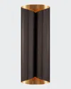 Aerin Selfoss Large Sconce In Bk Hnd-rb Atq Brs