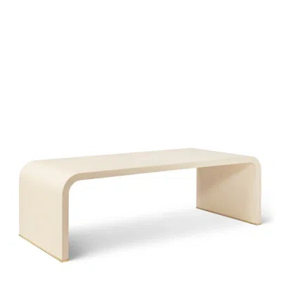 Aerin Shagreen Coffee Table In Cream