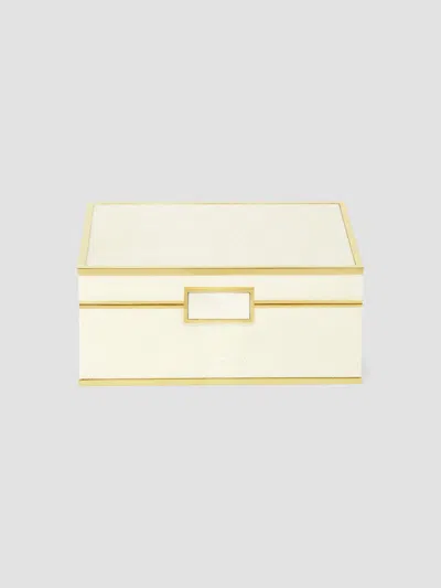Aerin Shagreen Jewelry Box In Cream