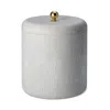 Aerin Shagreen Lidded Ice Bucket In Cream