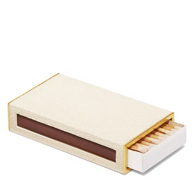 Aerin Shagreen Matchbox Sleeve In Neutral