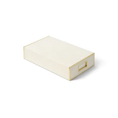 Aerin Shagreen Oversized Match Box In Cream
