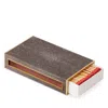 Aerin Shagreen Oversized Match Box With Striker In Cream