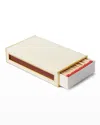 Aerin Shagreen Oversized Match Box With Striker In Cream