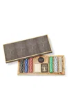 Aerin Shagreen Poker Set; Chocolate In Multi