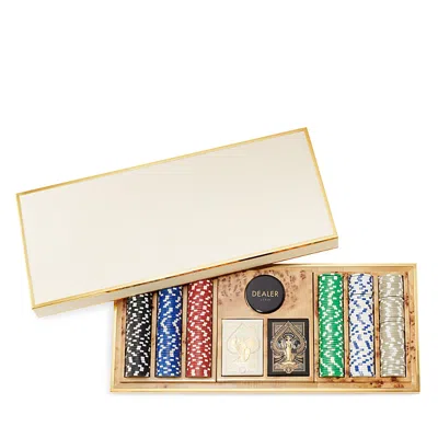Aerin Shagreen Poker Set In Multi