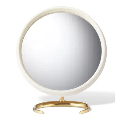Aerin Shagreen Vanity Mirror In White