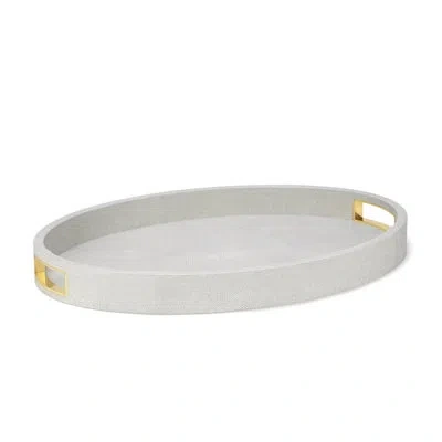 Aerin Shagreen Vanity Tray In Dove