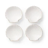 Aerin Shell 6" Appetizer Plate In White