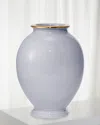 Aerin Siena 11.8" Large Vase, Blue Haze