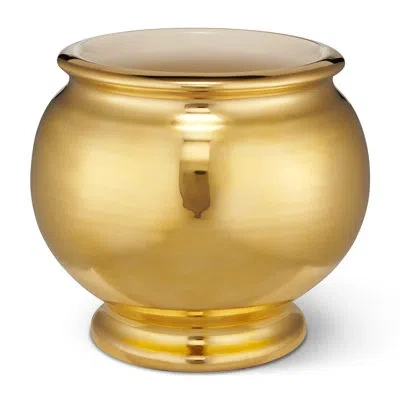 Aerin Siena Ceramic Cachepot In Gold