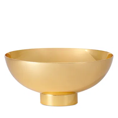 Aerin Sintra Medium Footed Bowl In Gold