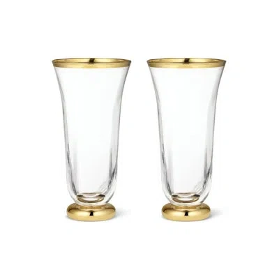 Aerin Sophia 7 Oz. Lead Free Crystal Hurricane Glass In Clear