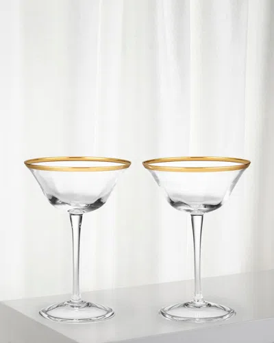 Aerin Sophia Clear Coupe Glasses