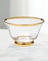 Aerin Sophia Nut Bowl In Clear 18k Gold