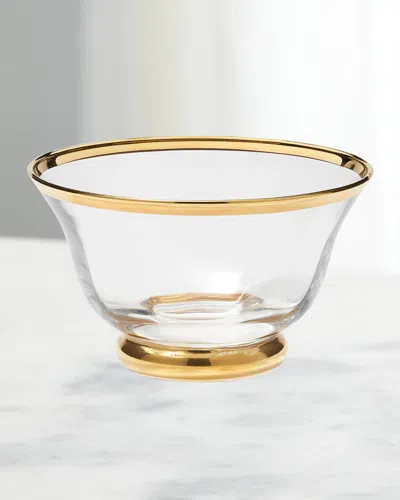 Aerin Sophia Nut Bowl In Clear 18k Gold
