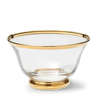 Aerin Sophia Nut Bowl In Gold;clear