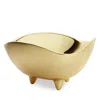 Aerin Triangular Large Serving Bowl In Gold