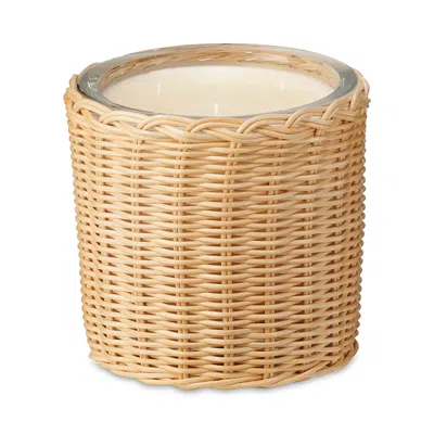 Aerin Tulia Wicker Candle, 64 Oz. In Neutral