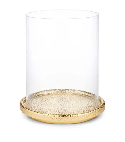 Aerin Tulln Hurricane Candle Holder In Gold