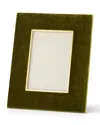 Aerin Valentina Velvet Frame, 4" X 6" In Moss