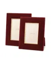 AERIN VALENTINA VELVET FRAME, 5" X 7"