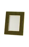 Aerin Valentina Velvet Frame In Green