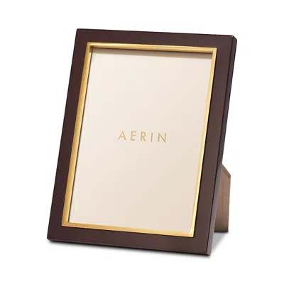 Aerin Varda Lacquer Frame, 5 X 7 In Brown
