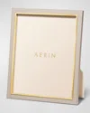 Aerin Varda Lacquer Photo Frame, French Blue - 8x10 In Taupe