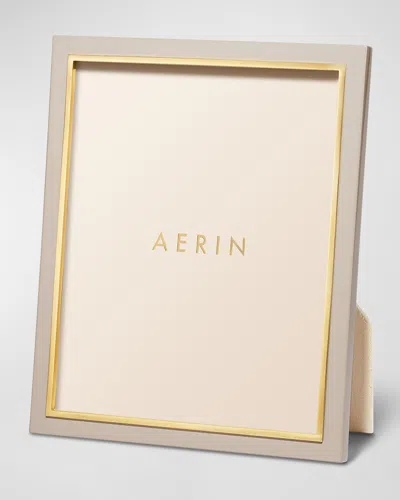 Aerin Varda Lacquer Photo Frame, French Blue - 8x10 In Taupe