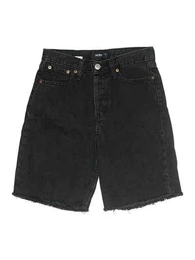 Pre-owned Aero Denim Shorts In Black