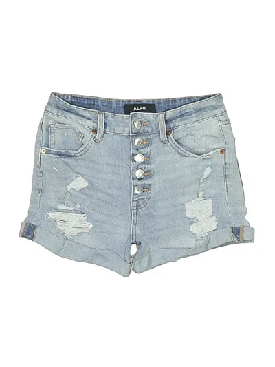 Pre-owned Aero Denim Shorts In Blue